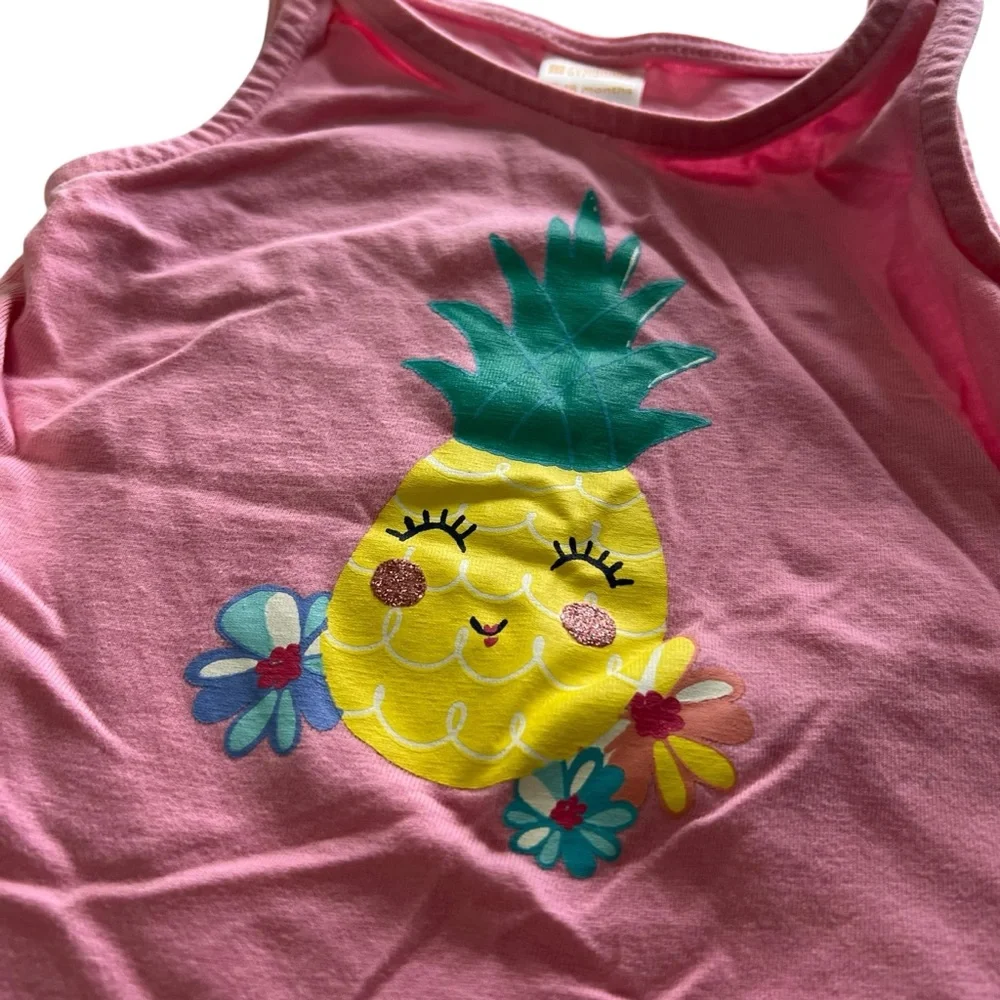Gymboree Pineapple Sparkle Tank Top Size 12-18 months